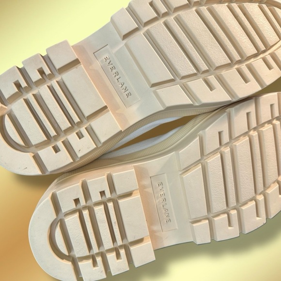 Everlane Women’s Cotton Canvas Gum Sole Utility Boot in White & Cream Size 8.5 - Picture 15 of 16